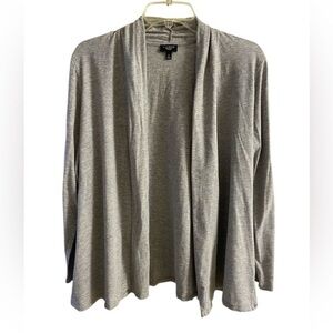Talbots Gray Women's Pima cotton cardigan 2X‎